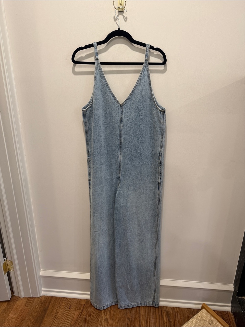 NEVER WORN! Pistola Light Blue Denim Wide-Leg Jumpsuit